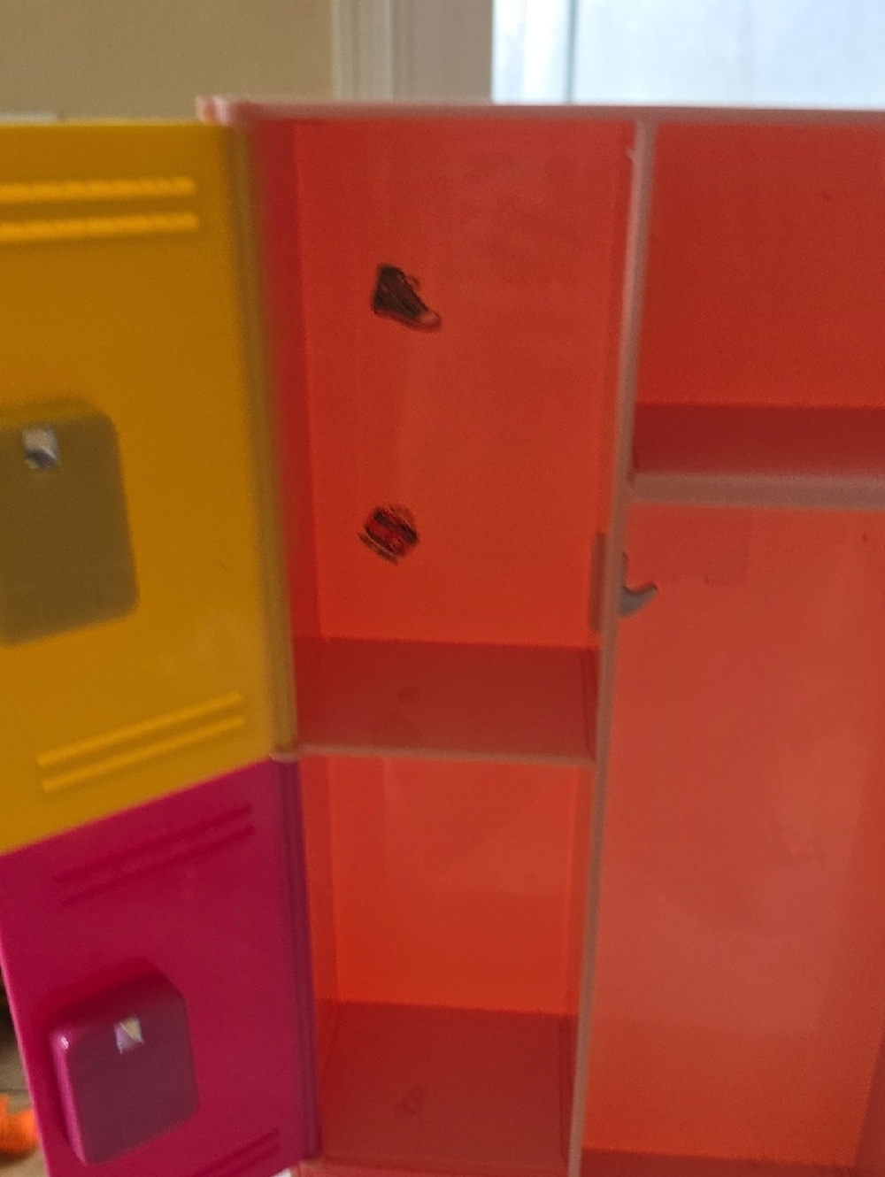 Kids Multicolor Locker Storage Cabinet - Pink, Orange & Yellow - Picture 4 of 5